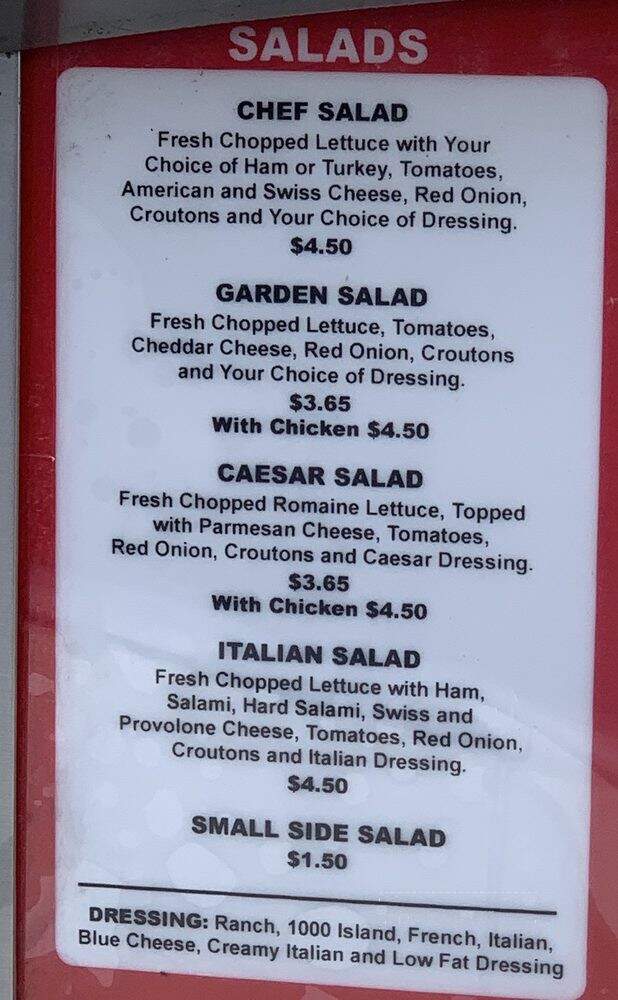 Nip N Sip Drive In - Lansing, MI menu_pic