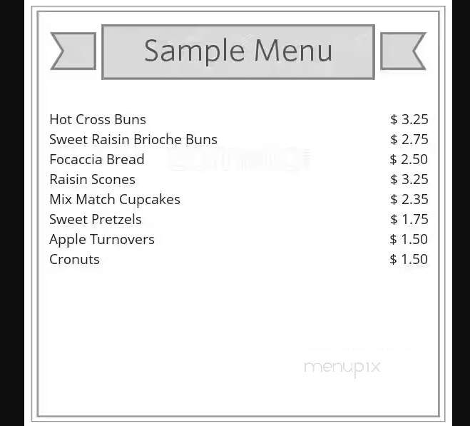 Richlea Bakery - Delta, BC menu_pic