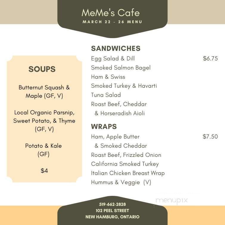 MeMe's Cafe - New Hamburg, ON