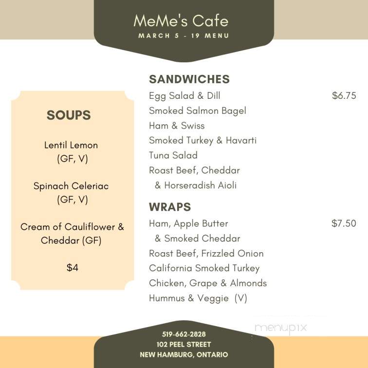 MeMe's Cafe - New Hamburg, ON