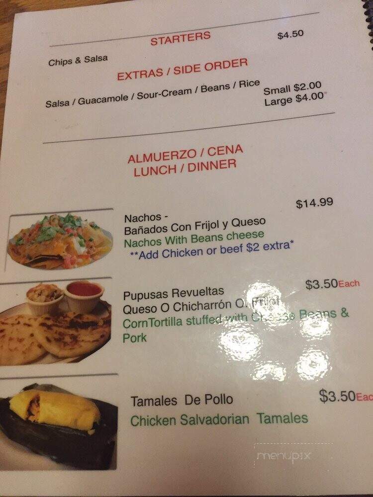 Vallarta's Mexican Restaurant - Vancouver, BC menu_pic