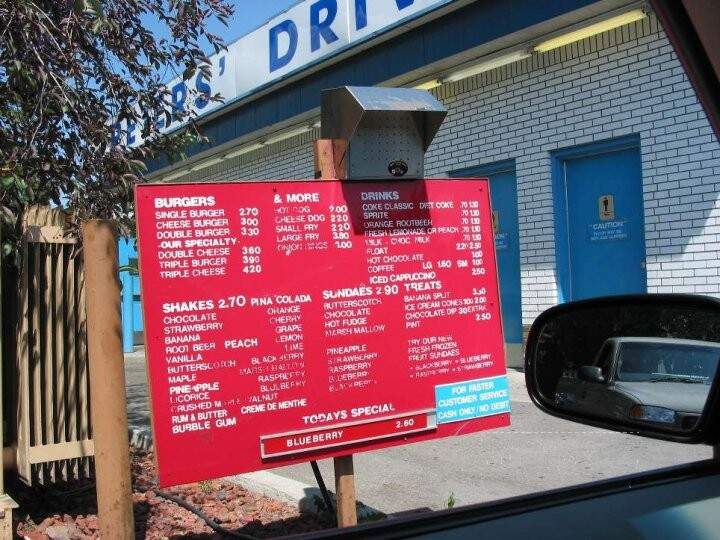 Peters' Drive-in - Calgary, AB menu_pic