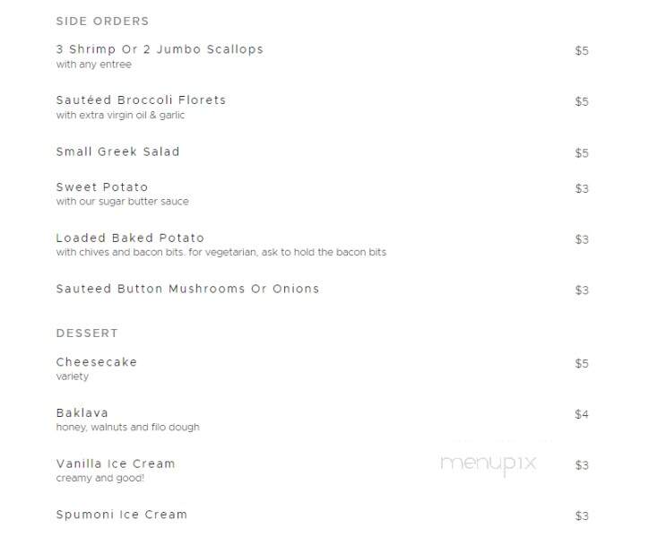 Blackhawk Steak Pit - Oregon, IL menu_pic
