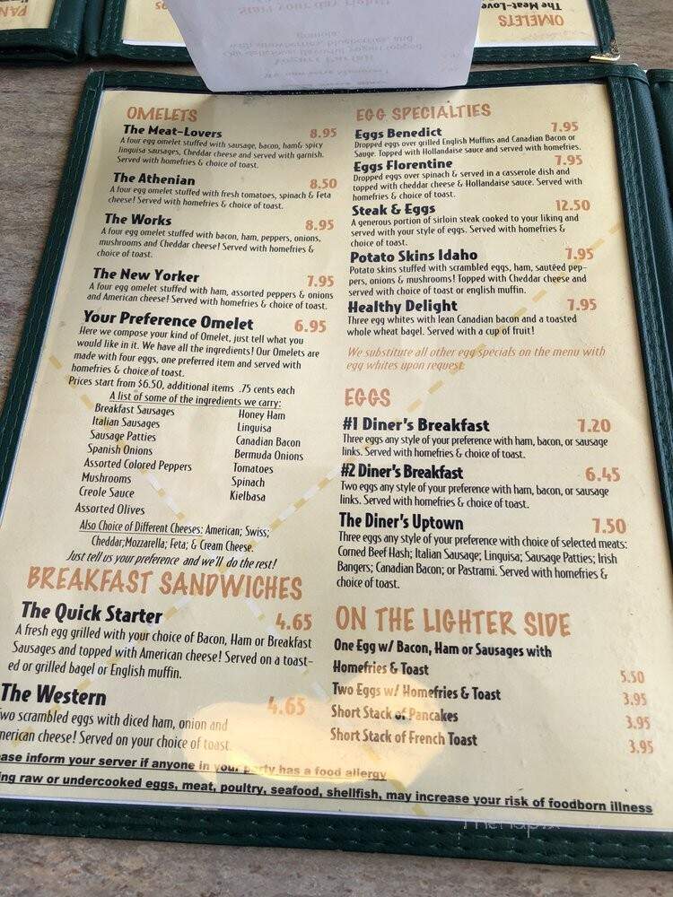 Jimmy's Broad Street Diner - Weymouth, MA menu_pic
