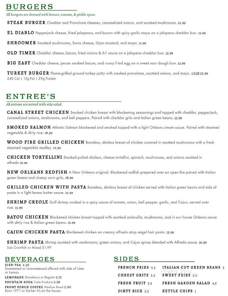 Cafe La Fleur - Laurel, MS menu_pic