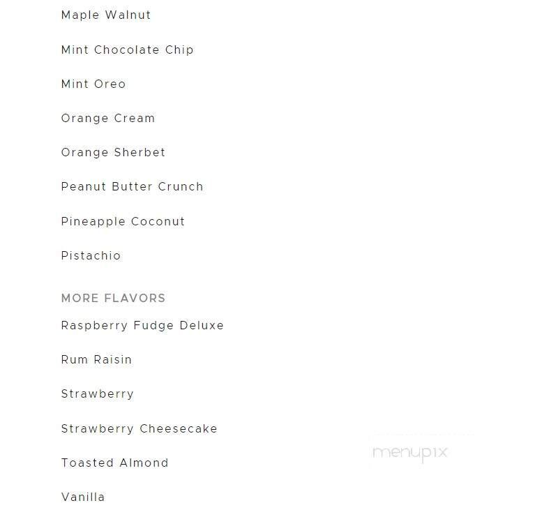 Cone Zone - Neptune, NJ menu_pic