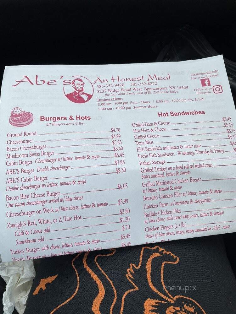 Abe's Restaurant - Spencerport, NY