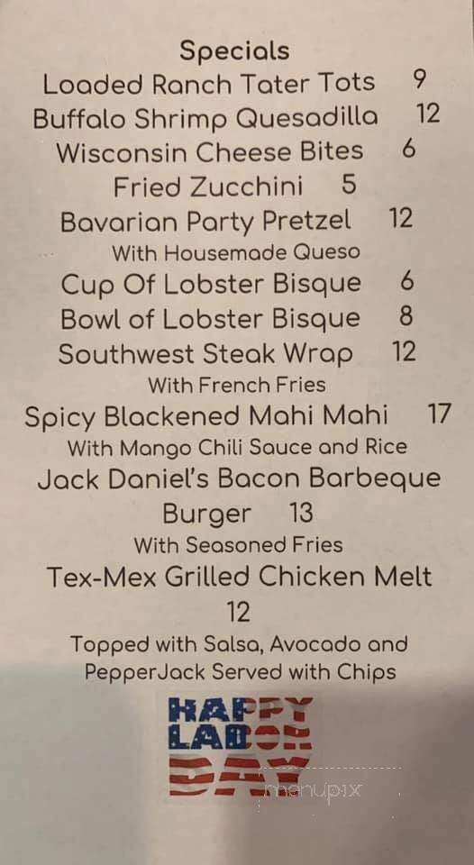 Riverboat On The Potomac - Colonial Beach, VA menu_pic