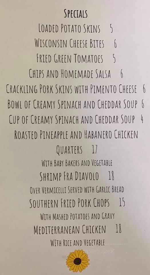 Riverboat On The Potomac - Colonial Beach, VA menu_pic