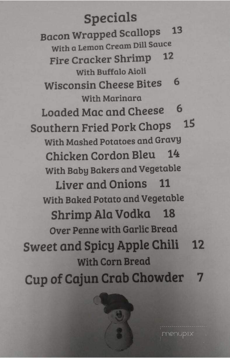 Riverboat On The Potomac - Colonial Beach, VA menu_pic