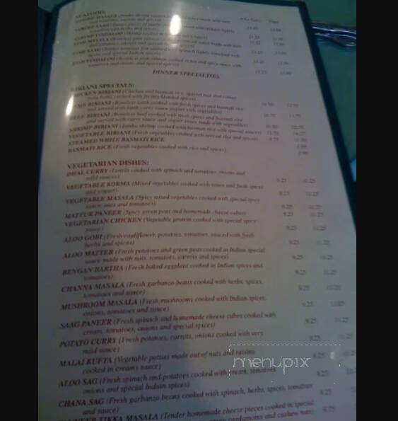 Ravi's India Cuisine - Colton, CA menu_pic