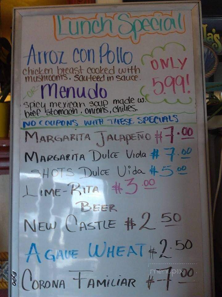 Casa Tequilas - Evergreen, CO menu_pic