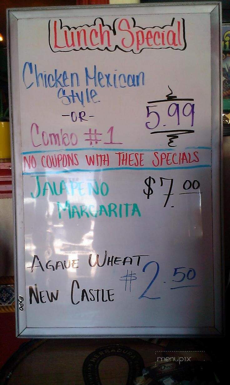 Casa Tequilas - Evergreen, CO menu_pic