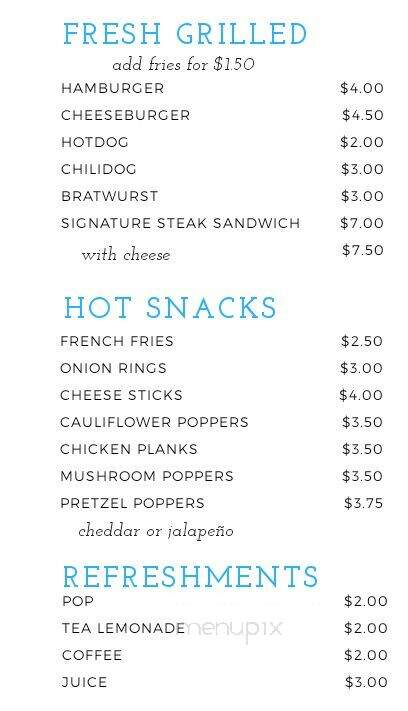 Scotty's Sandbar - Bay City, MI menu_pic