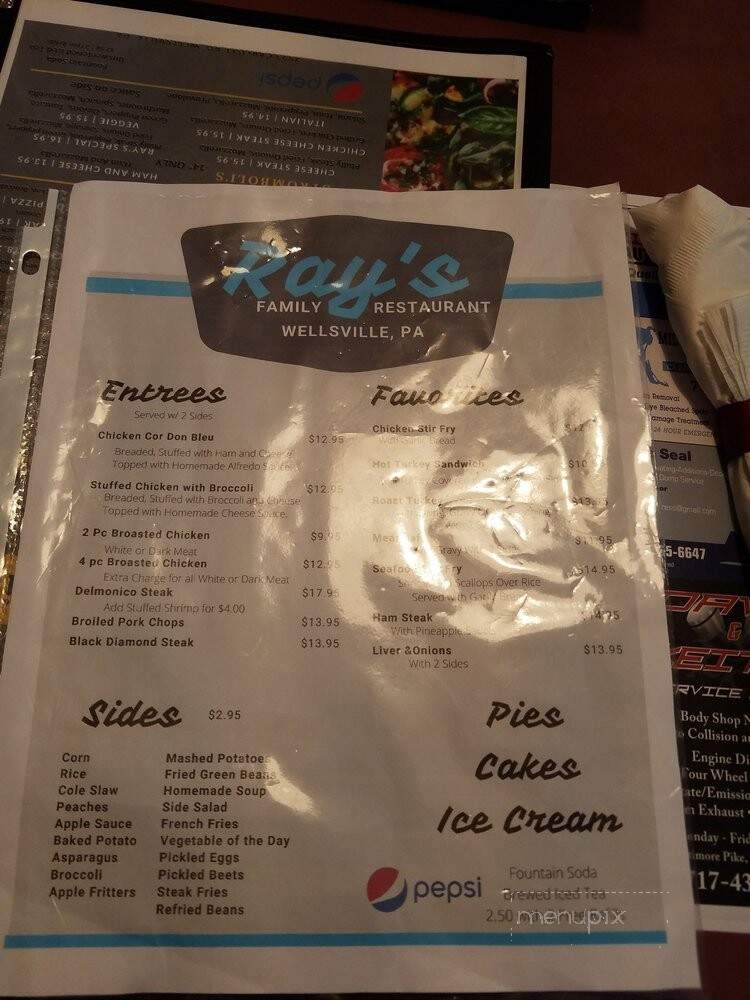 Ray's Restaurant - Wellsville, PA