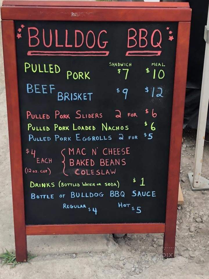 Bulldog BBQ - Wilkes-Barre, PA menu_pic