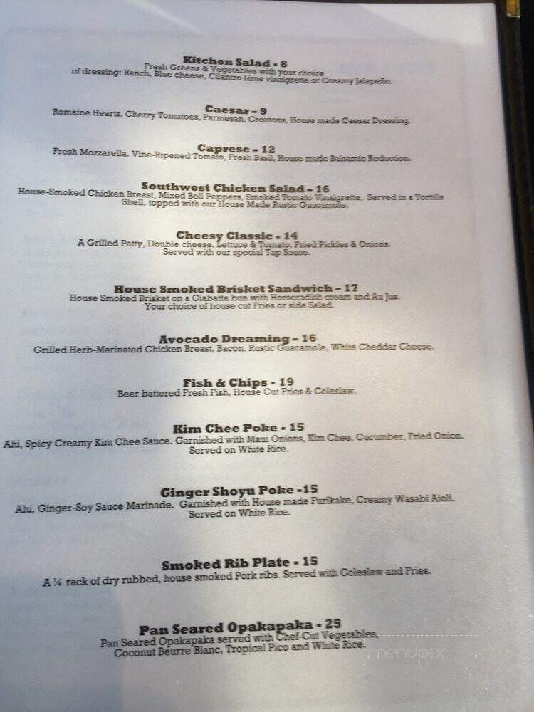 Wailea Kitchen - Kihei, HI menu_pic
