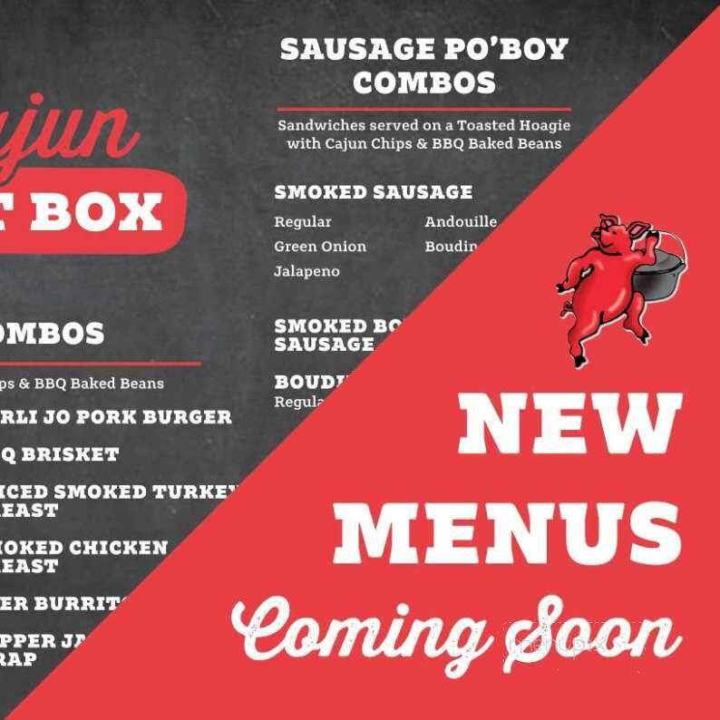 Bergeron's Boudin & Cajun Meats - Gonzales, LA menu_pic