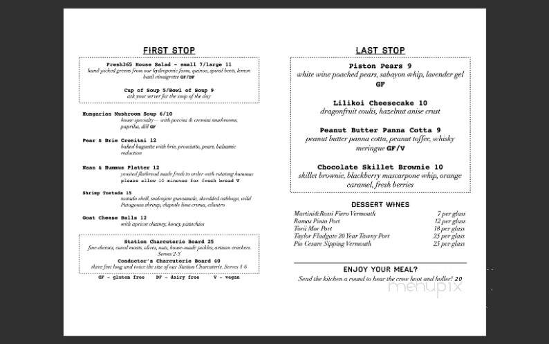 Addie Camp Dining Car - Soldotna, AK menu_pic