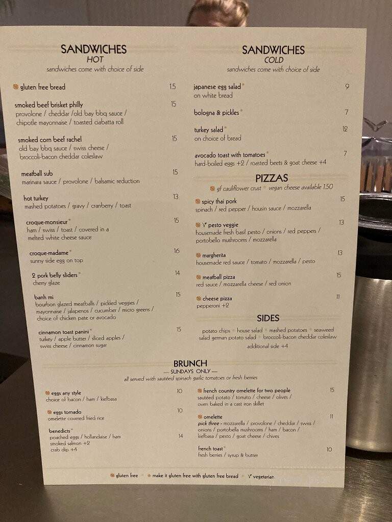 Dandelion Bakery - Sykesville, MD menu_pic