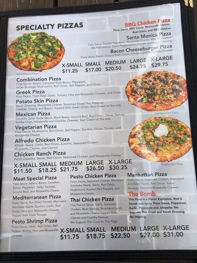 Ojai Pizza Company - Ventura, CA menu_pic