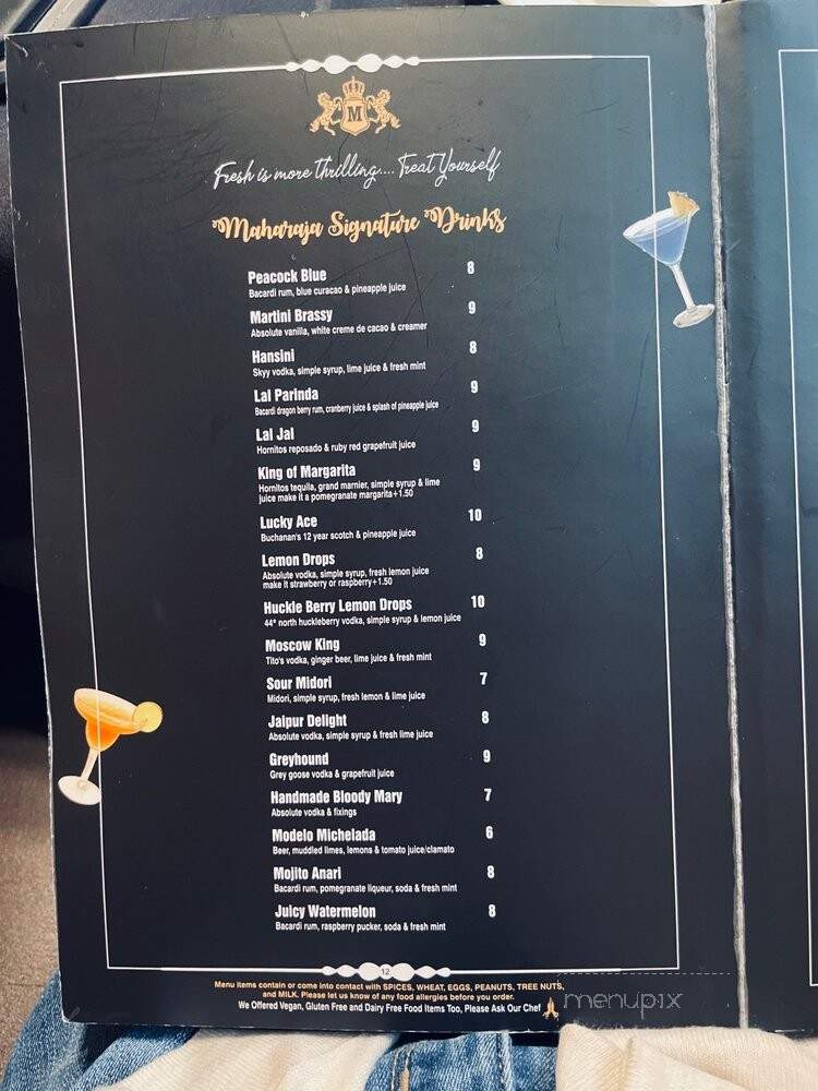 Maharaja Taste Of India - Kennewick, WA menu_pic