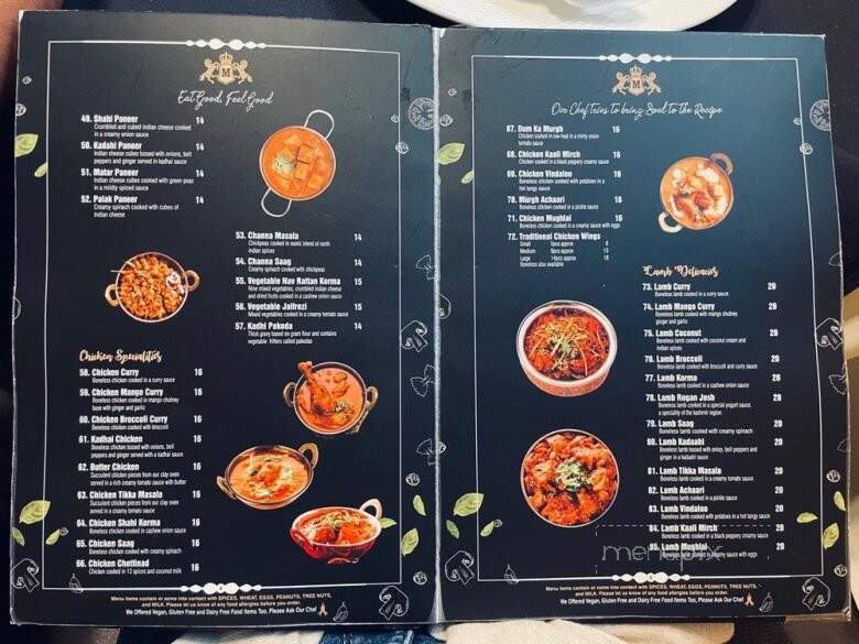 Maharaja Taste Of India - Kennewick, WA menu_pic