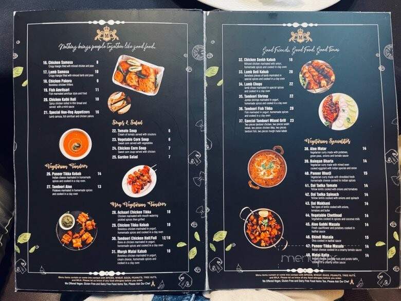 Maharaja Taste Of India - Kennewick, WA menu_pic