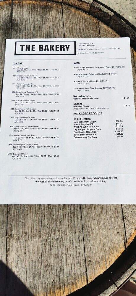 The Bakery Brewing - Port Moody, BC
