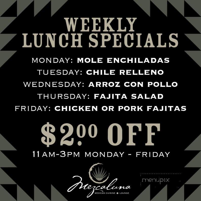 Mezcaluna - Happy Valley, OR menu_pic