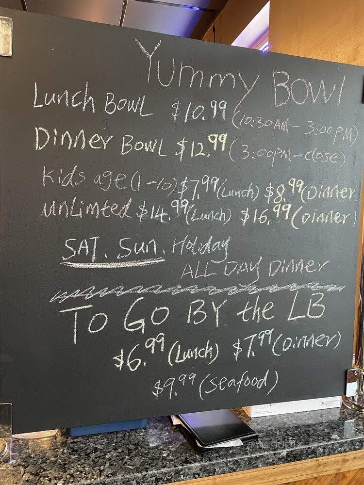 Yummy Bowl - Indianapolis, IN menu_pic