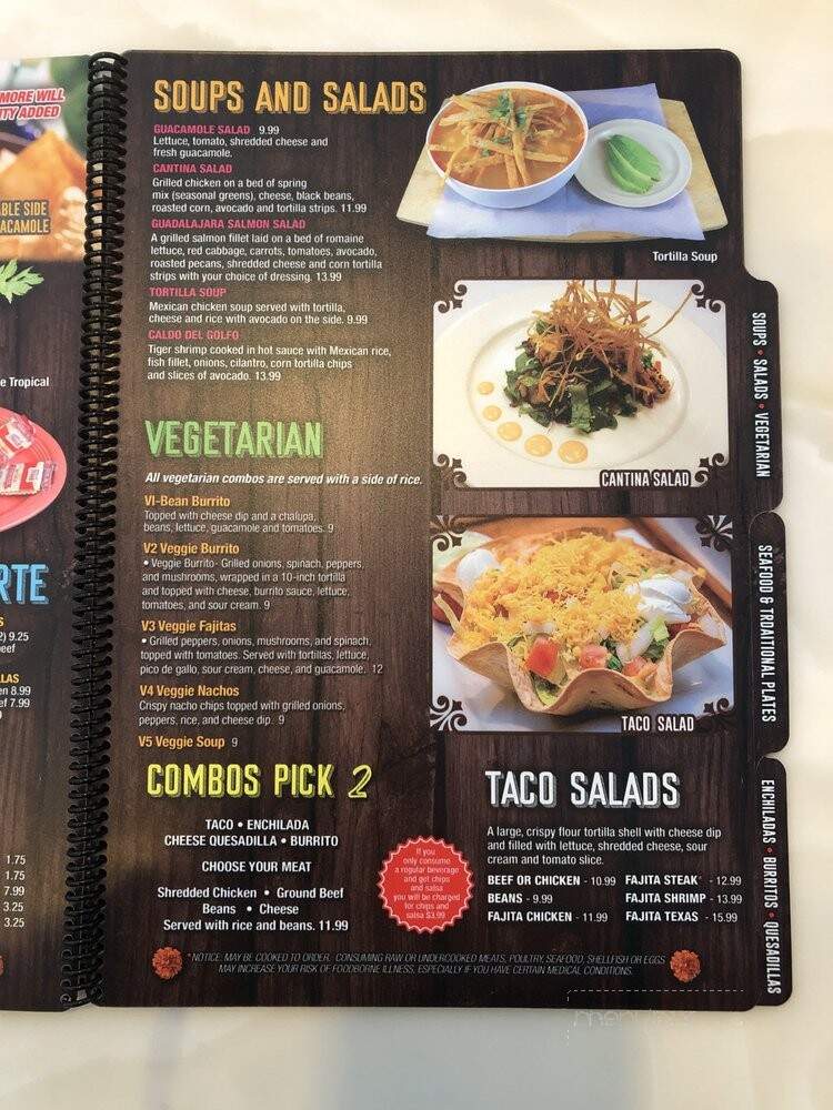 Frida's - Fayetteville, GA menu_pic