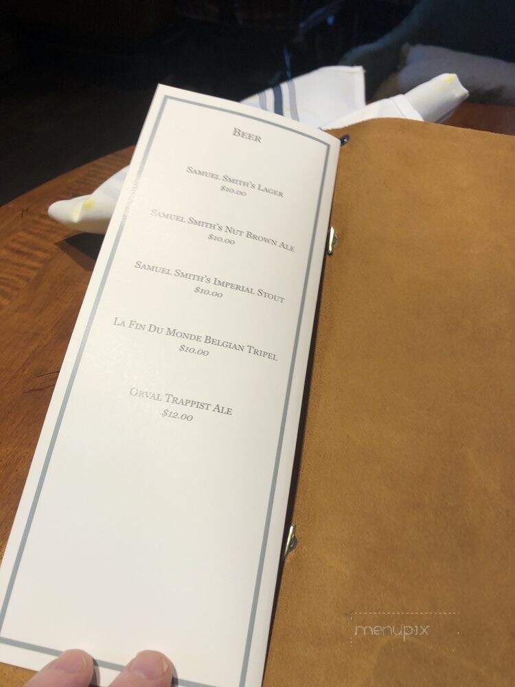 Patty O's - Washington, VA menu_pic