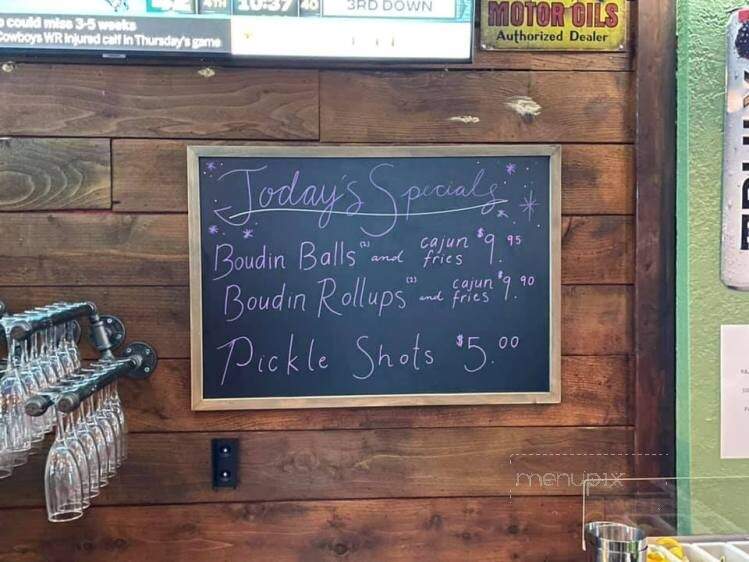 RJ's Bar and Grill - Grapevine, TX menu_pic