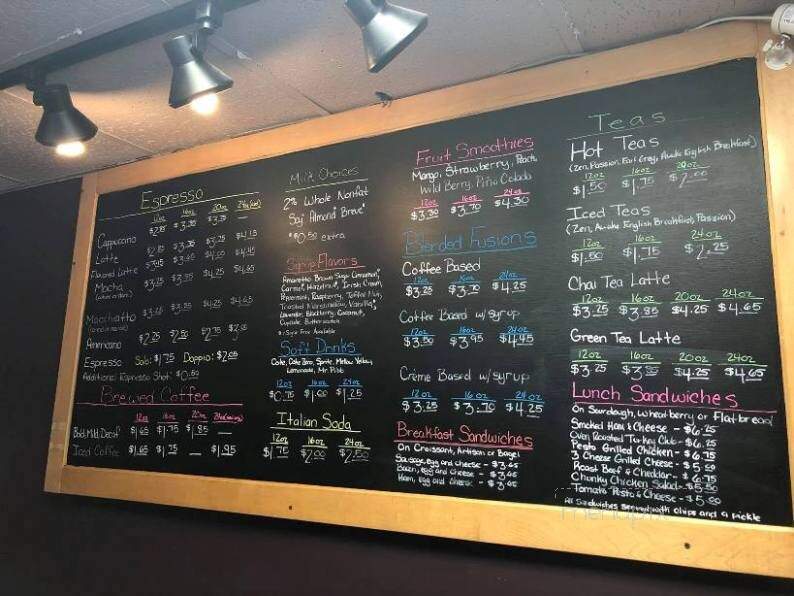 Impressed Coffee Company - Washington, IN menu_pic