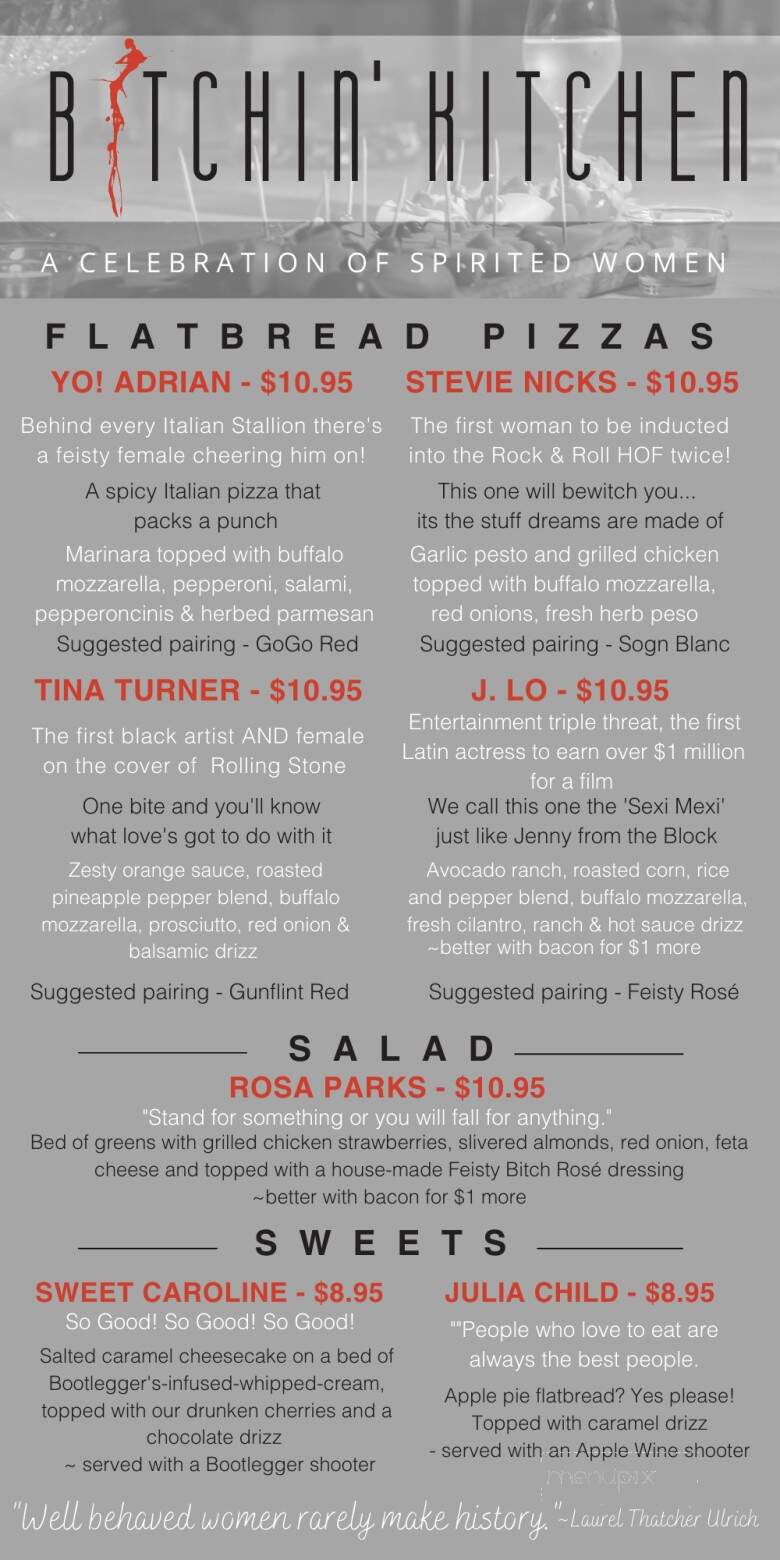 Cannon River Winery - Cannon Falls, MN menu_pic