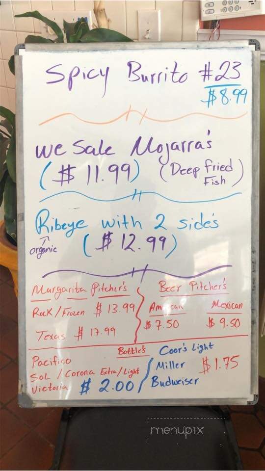 Vallarta - Heflin, AL menu_pic