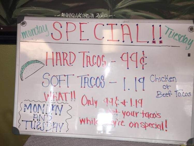 Vallarta - Heflin, AL menu_pic
