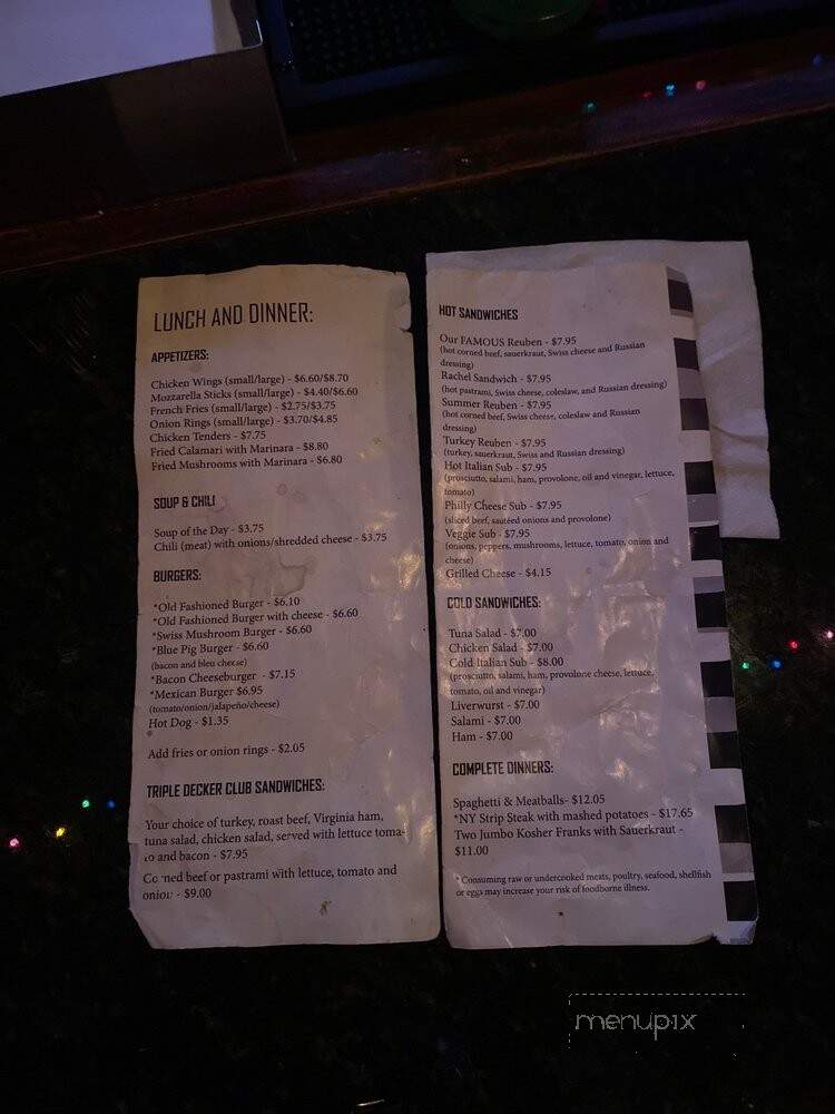 O'Shaughnessy's Pub - Alexandria, VA menu_pic
