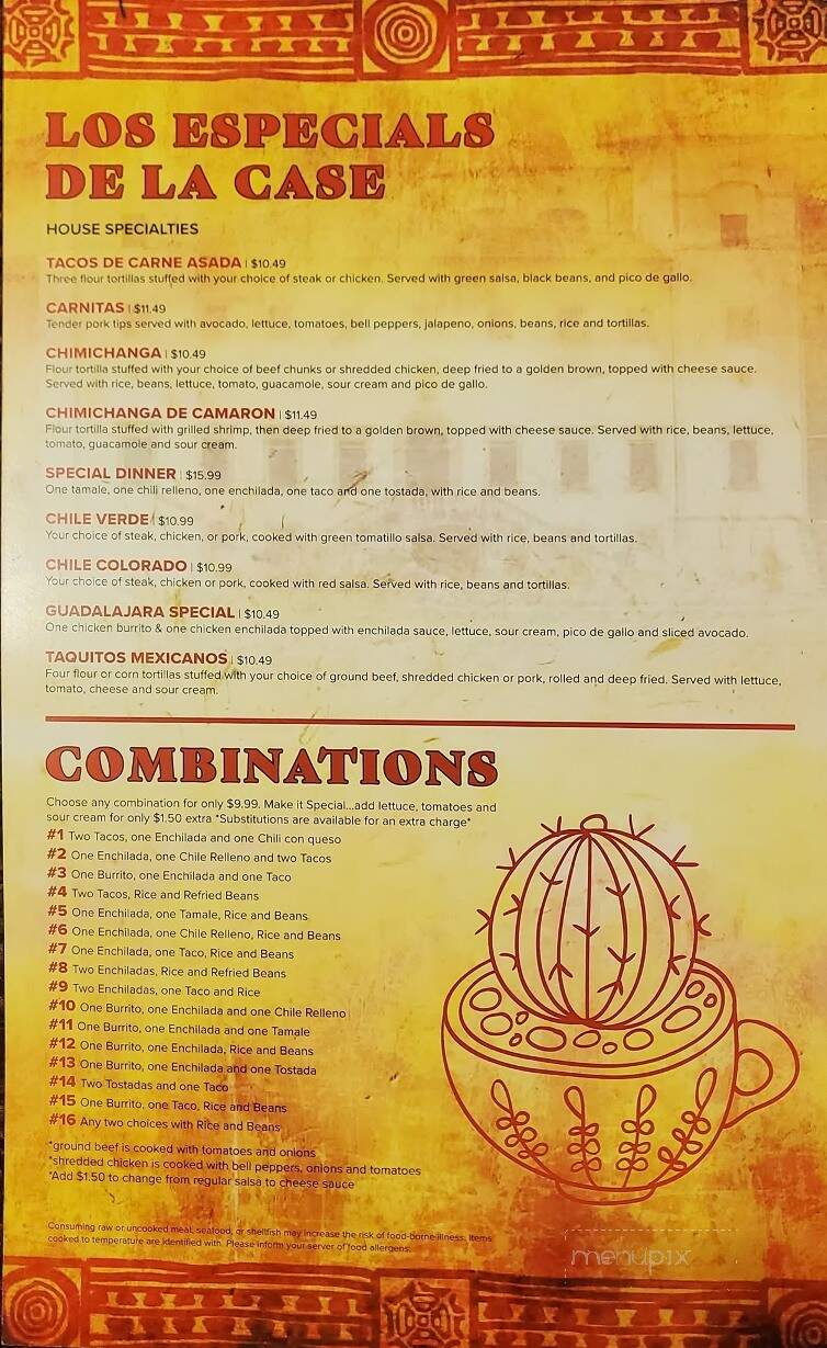 El Portal Mexican Resturant - Glenwood, IA menu_pic
