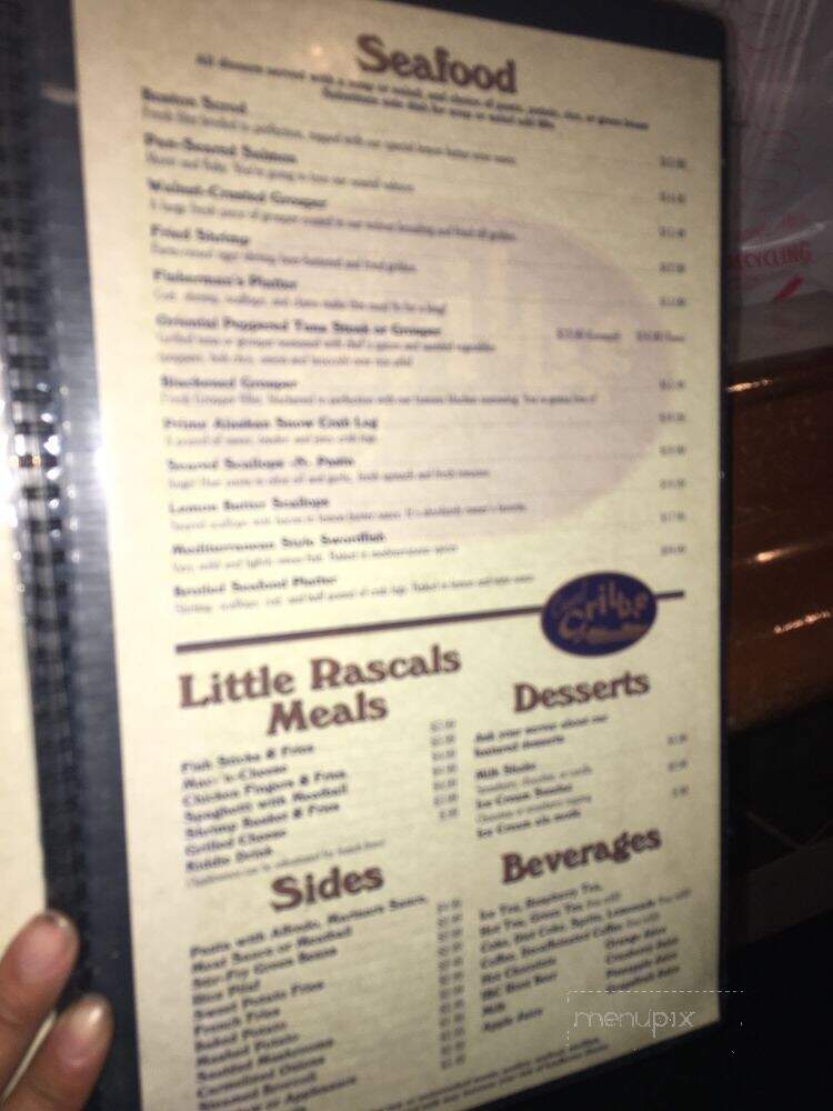 Canal Grille - Canal Fulton, OH menu_pic