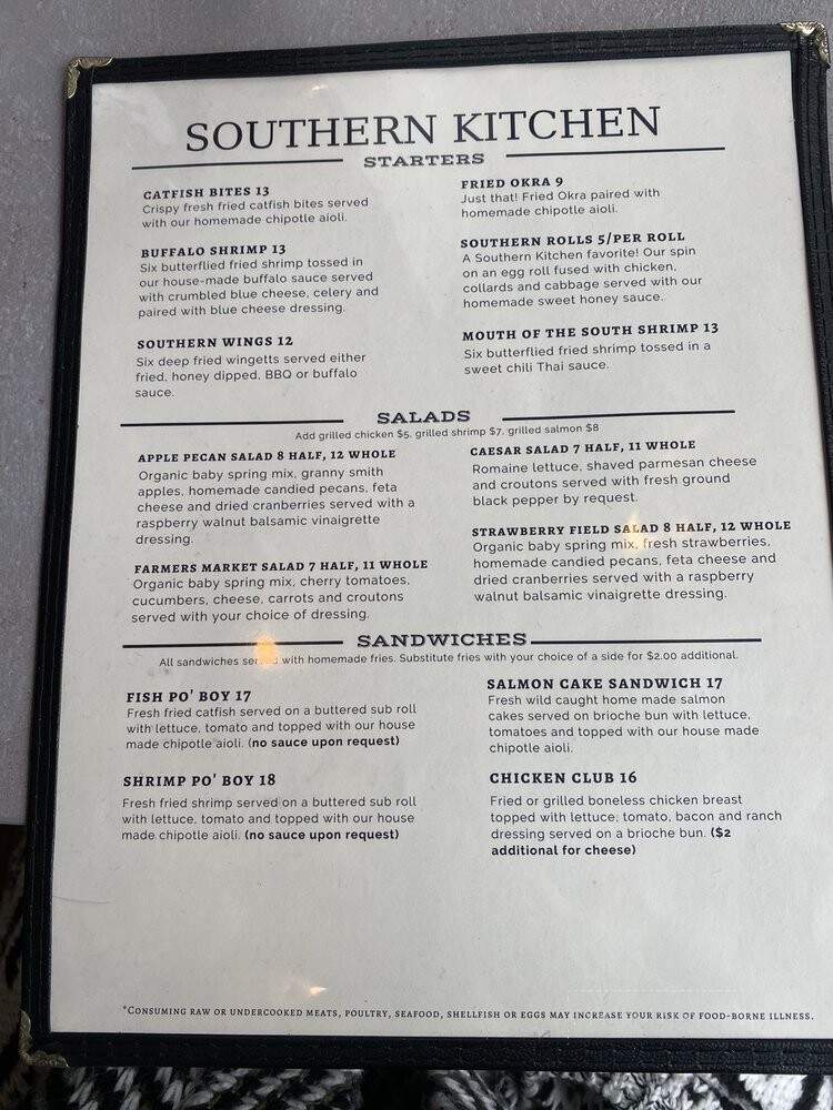 Menu Of Southern Kitchen In Richmond VA 23223 menu-of-southern-kitchen-in-richmond-va-23223