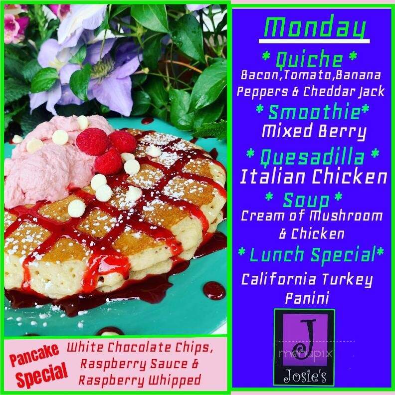 Josie's - Lexington, KY menu_pic