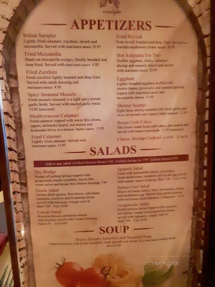 Joe's Pasta House - Rio Rancho, NM menu_pic