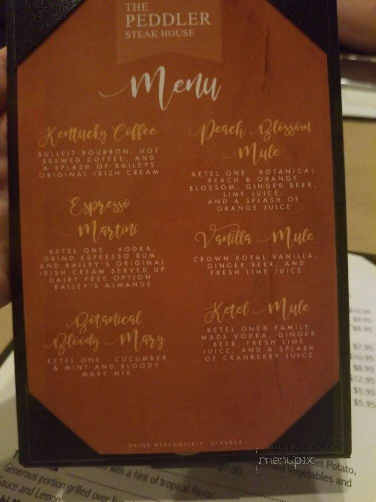 The Peddler Steak House - Florence, SC menu_pic