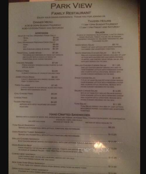 Morgan Tavern - Berkeley Springs, WV menu_pic