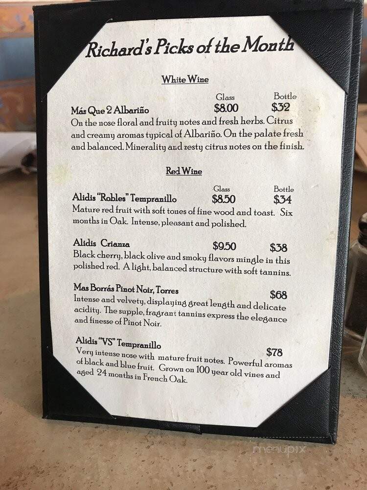 Columbia Restaurant - Clearwater, FL menu_pic