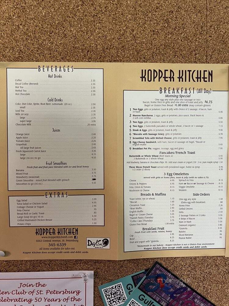 Kopper Kitchen - St Petersburg, FL menu_pic