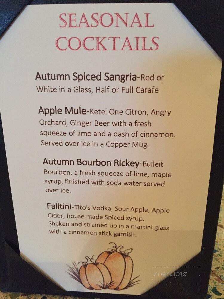 Compari's On The Park - Plymouth, MI menu_pic