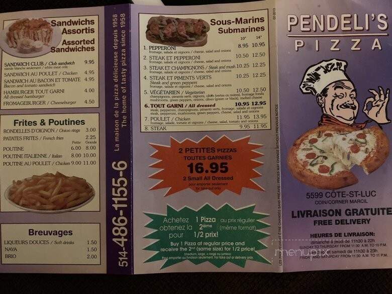 Pendelis Pizza - Montreal, QC